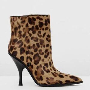 Sigerson Morrison Hongy Pointed Toe Leopard Boots